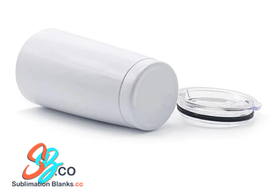 20 oz. Glossy White Sublimation tapered Stainless Steel Tumbler