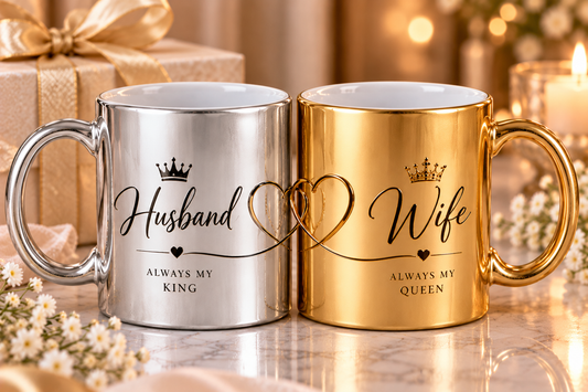 11 oz. Sublimation Ceramic Silver or Gold Mug