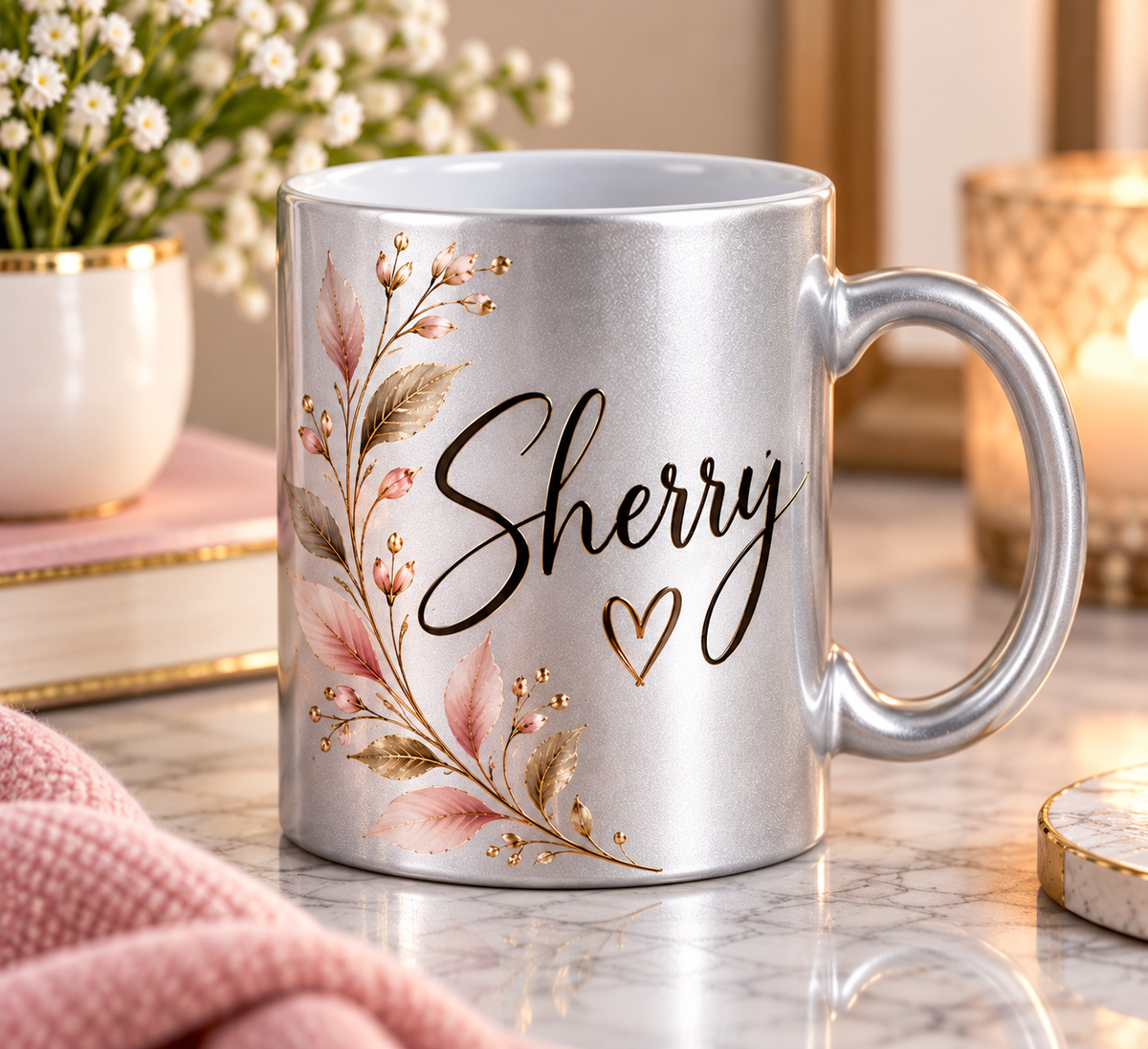 11 oz. Sublimation Ceramic Silver or Gold Mug