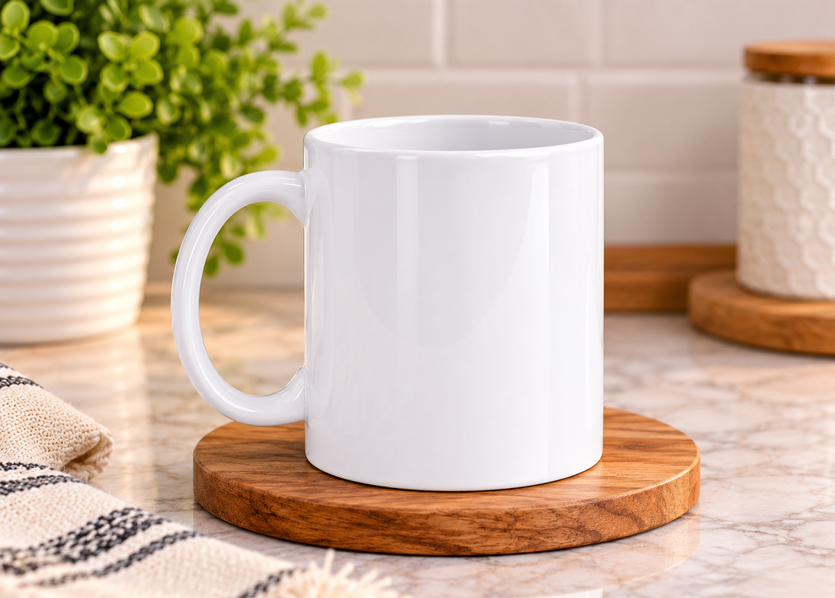 11 oz. Sublimation White Ceramic Mug