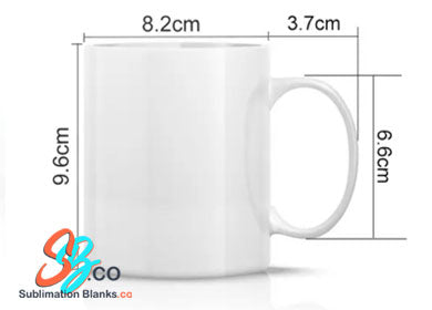 11 oz. Sublimation White Ceramic Mug