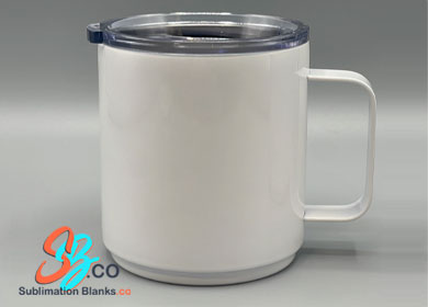 13 oz. Sublimation Stainless steel Stackable mug with lid