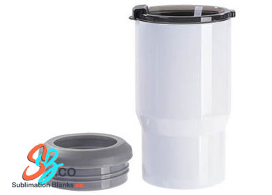 14 oz. Sublimation Stainless Steel Tumbler & Can Cooler with Dual Lids