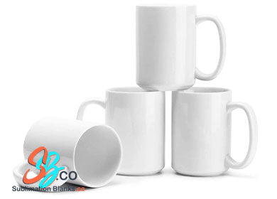 15 oz. Sublimation White Ceramic Mug case 36 mugs