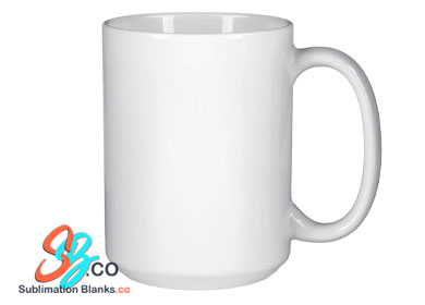 15 oz. Sublimation White Ceramic Mug case 36 mugs