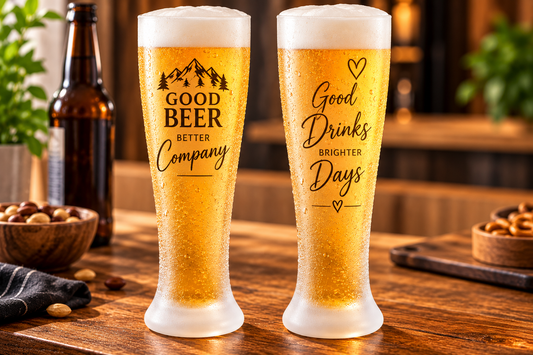 20 oz. Sublimation Pilsner Frosted Glass
