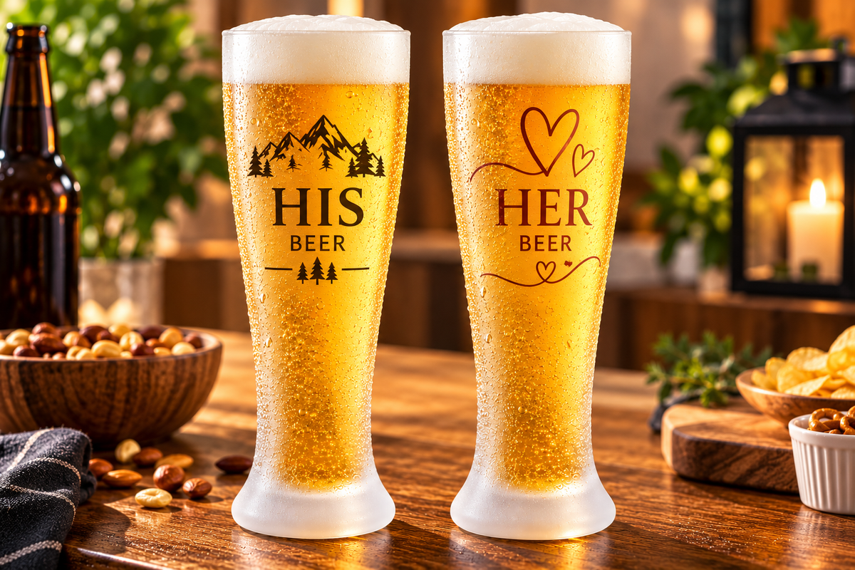 20 oz. Sublimation Pilsner Frosted Glass