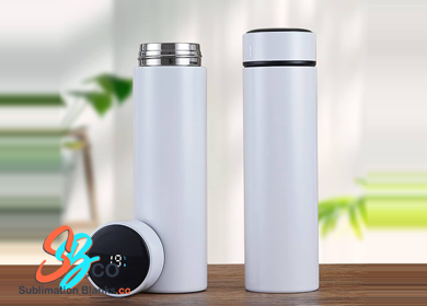 500ml Sublimation Temperature Display Insulated Water Bottle