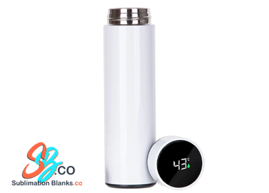 500ml Sublimation Temperature Display Insulated Water Bottle