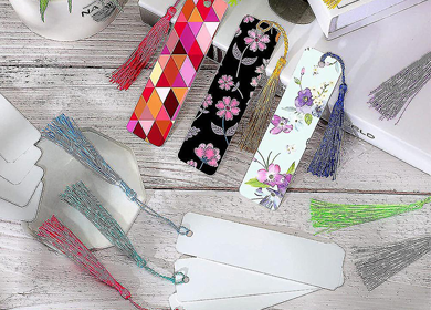 Sublimation Blank Bookmarks with Tassels  to DIY Crafts