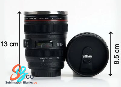 Black Camera Lens Coffee Mug