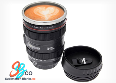 Black Camera Lens Coffee Mug