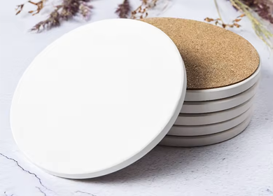 Sublimation Blanks Ceramic Coaster 10cm