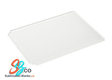 Sublimation Clear *NOT FROSTED* Acrylic Photo Frame with wood Base