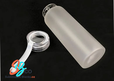 500ml Sublimation Frosted Glass Water Bottle