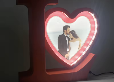 Sublimation Blanks Love Magic Mirror Photo Frames