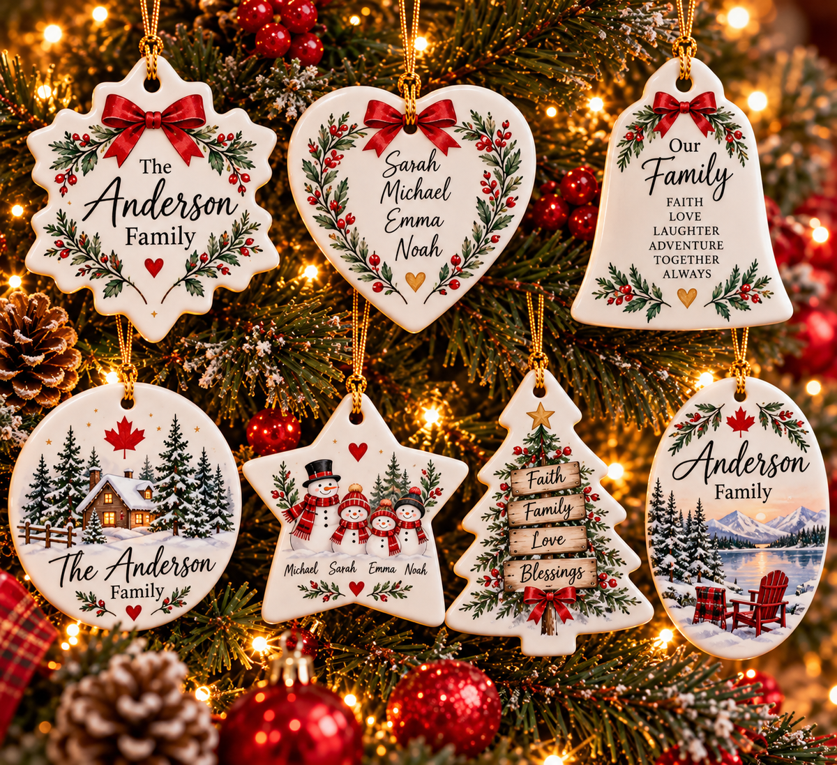 Sublimation Christmas Ornaments