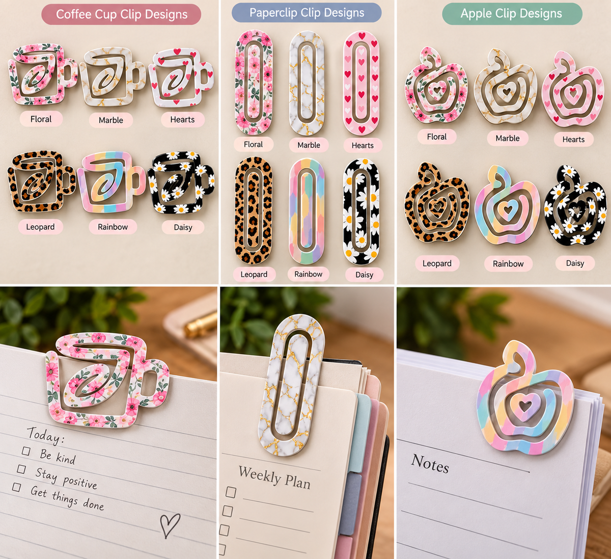 Sublimation Paper Clips