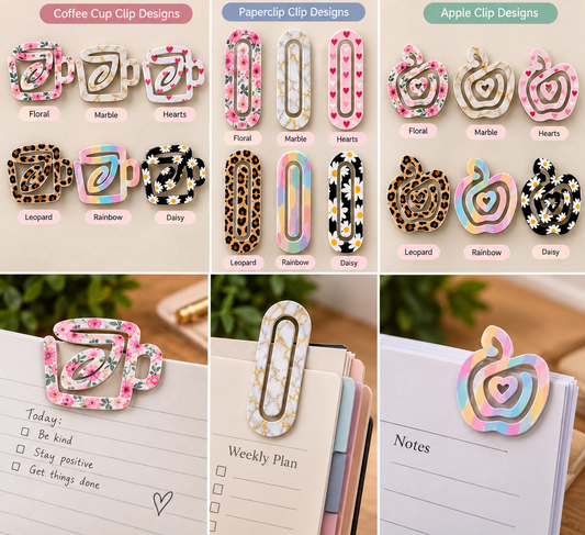 Sublimation Paper Clips