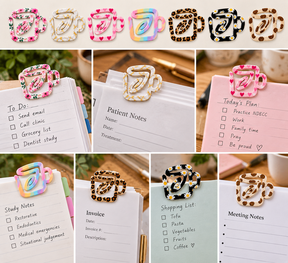 Sublimation Paper Clips
