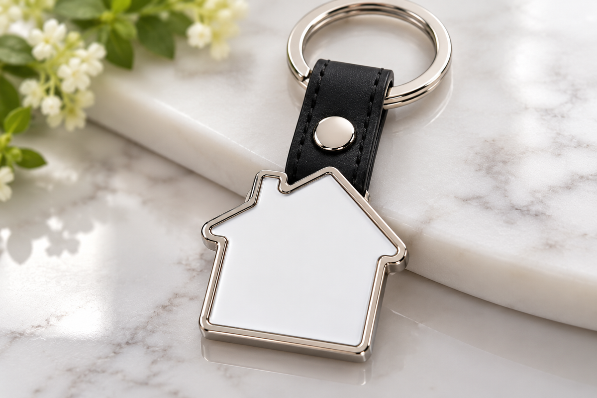 Sublimation House Keychains