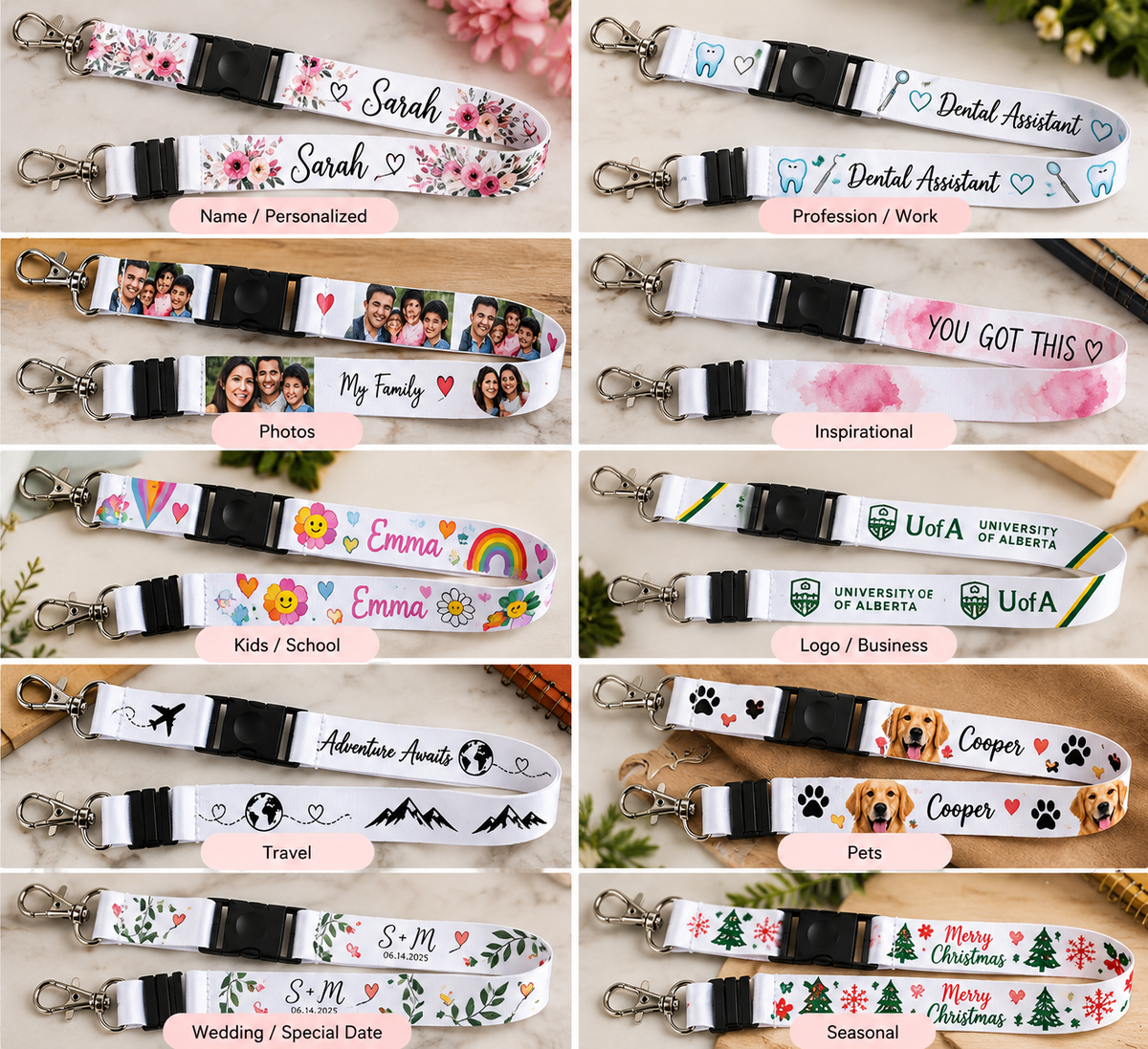 Sublimation Lanyards