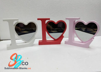 Sublimation Blanks Love Magic Mirror Photo Frames