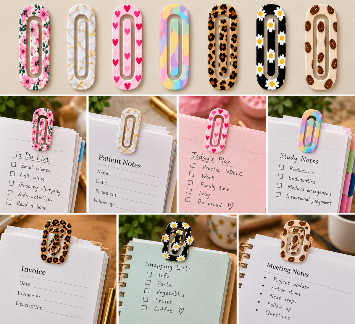 Sublimation Paper Clips