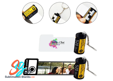 Sublimation Memory Photo Film Key Chain