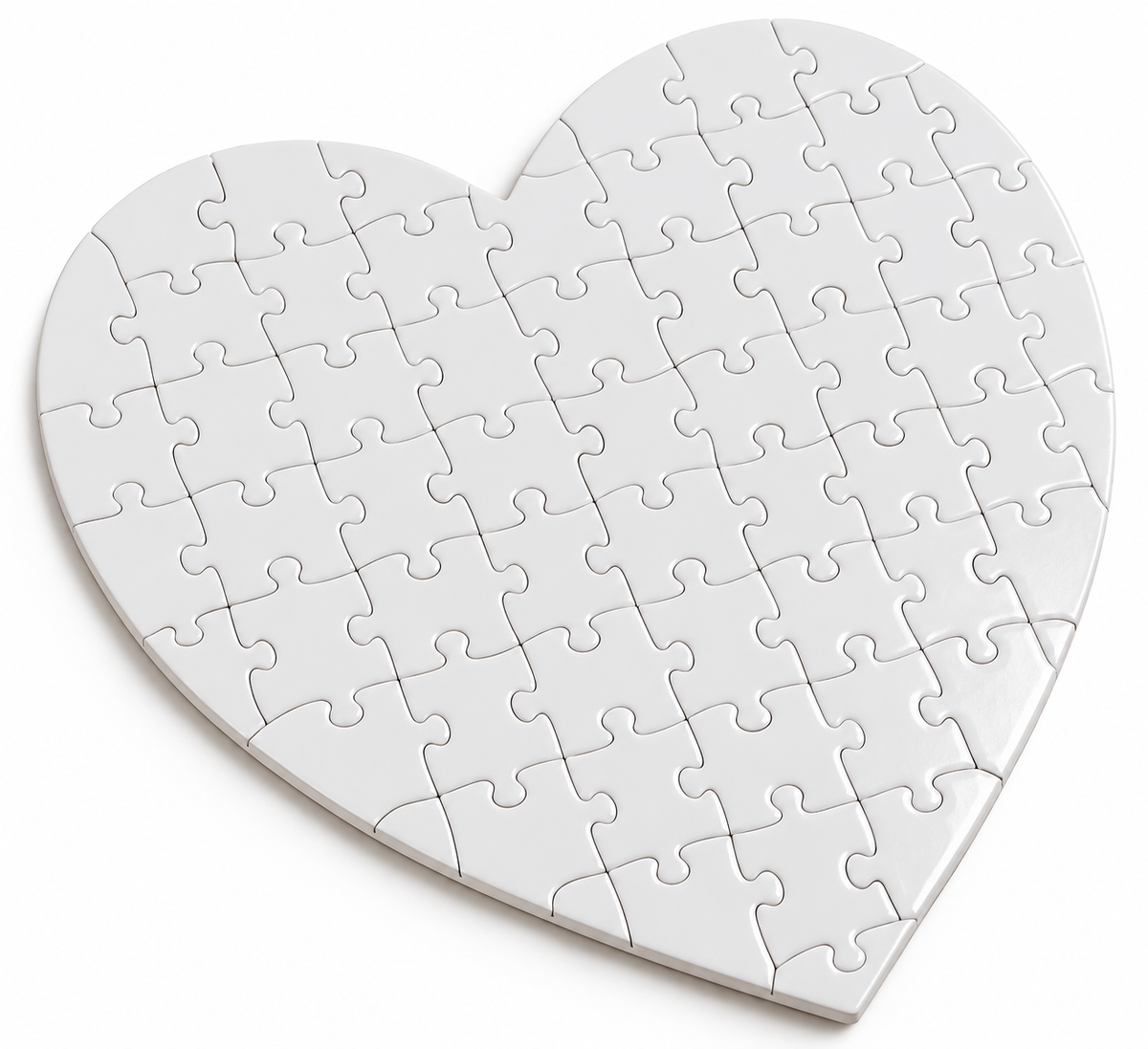 Sublimation Heart Shape Puzzle