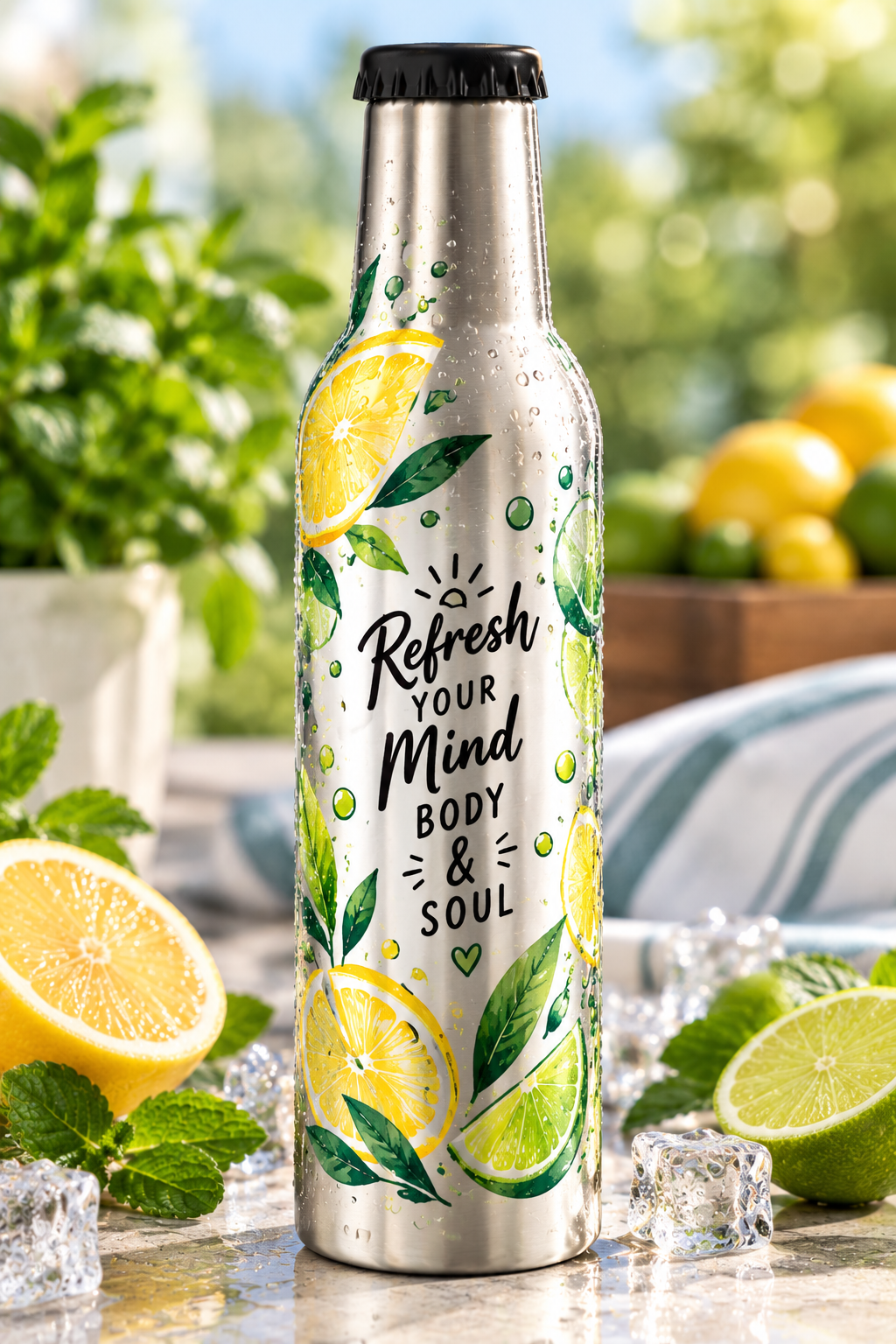 500ml Stainless Steel Sublimation Soda Bottle