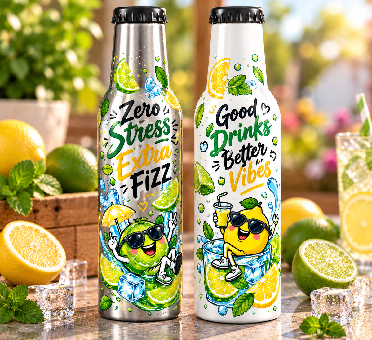 500ml Stainless Steel Sublimation Soda Bottle